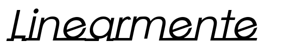 Linearmente font preview